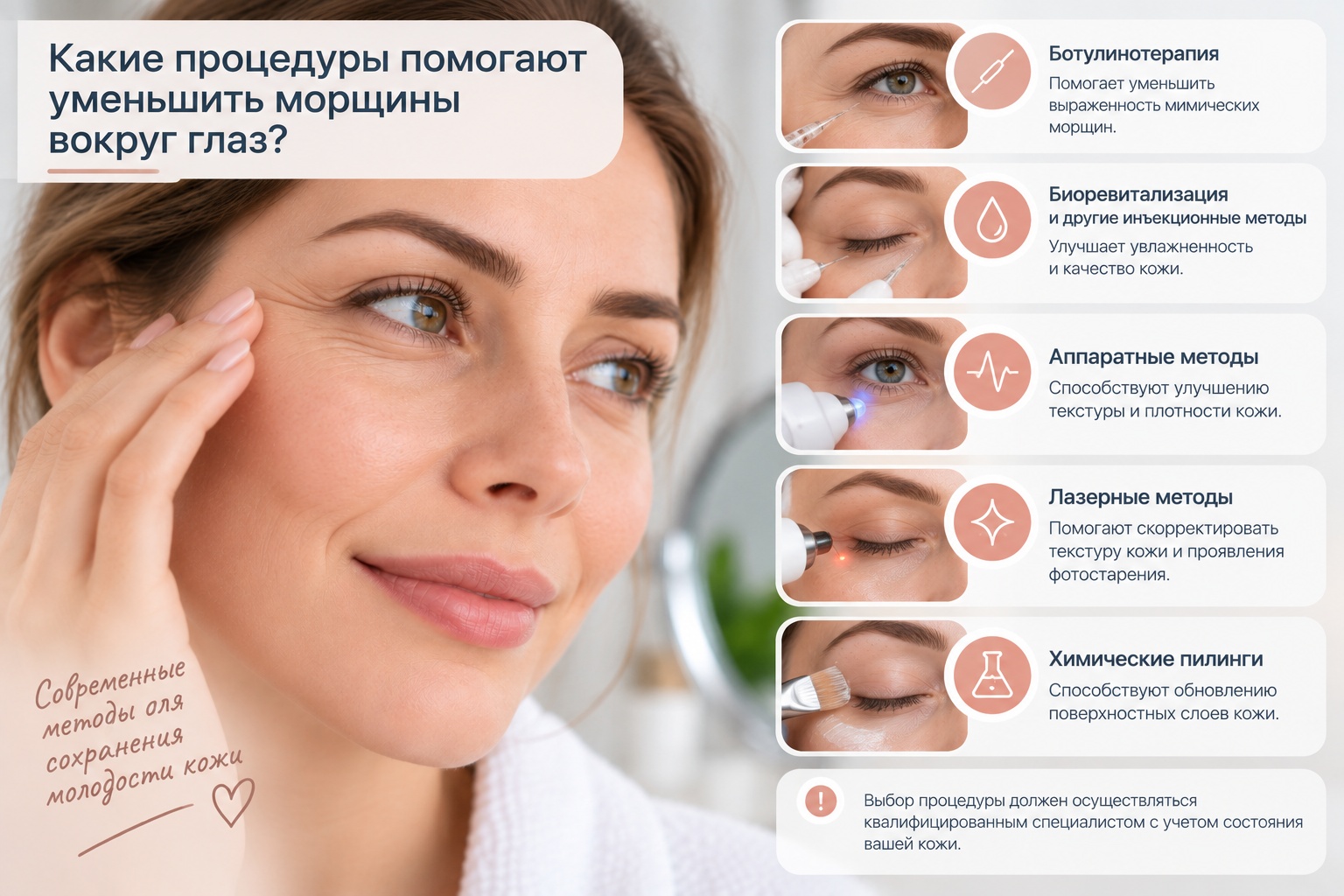 Морщины вокруг глаз: почему появляются и как их уменьшить? estmed.by